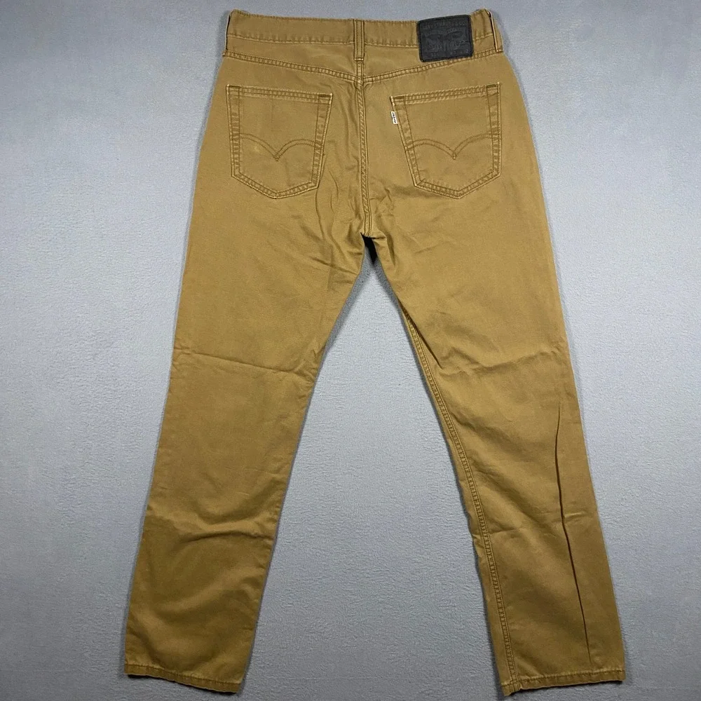 Levi's 514 Mens 32x32  Brown Slim‎ Straight Cotton Denim Jeans
